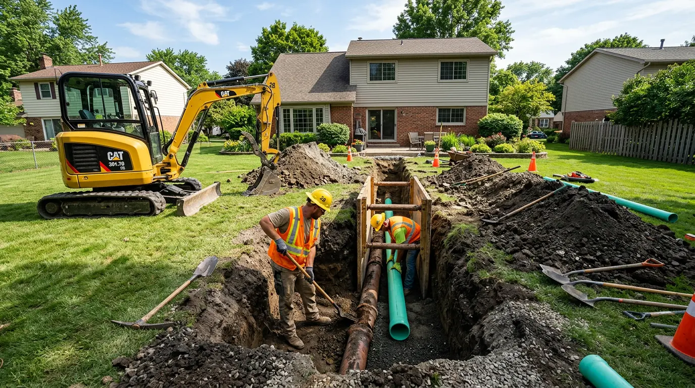 Sewer Line Repair in Stowe, PA
